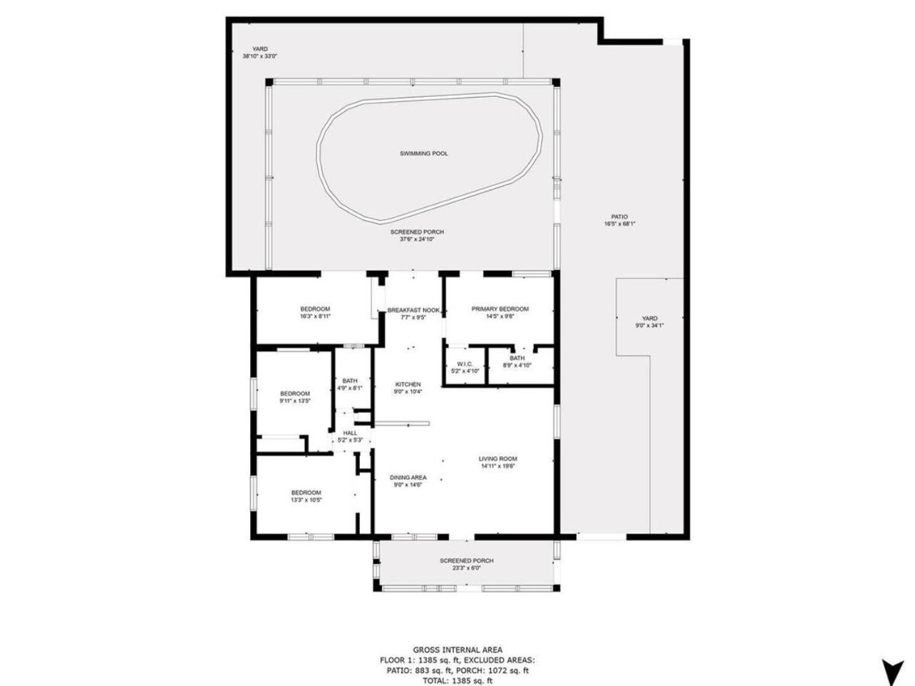 Private Heated Pool Villa In Ftl Near Beach フォート・ローダーデール エクステリア 写真